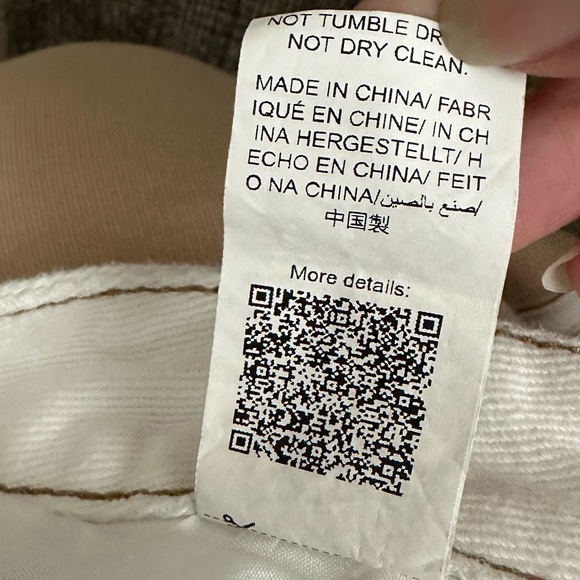 SweatyRocks Amazon SHEIN denim maxi midi skirt high waist pockets Large cream - Picture 9 of 10